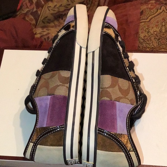 COACH DAWNELL PATCHWORK 💯 AUTHENTIC SNEAKERS - Picture 10 of 14